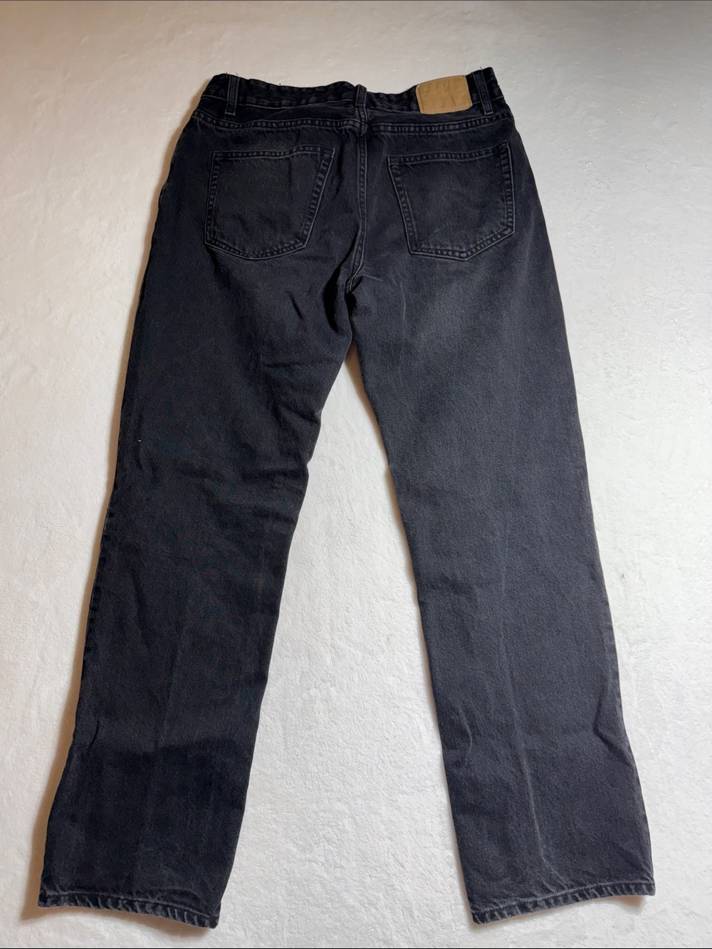 Zara Black Straight-Leg Jeans - Picture 5 of 6